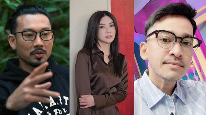 DITUDING BERPIHAK - Kolase Denny Sumargo, Sarwendah dan Ruben Onsu, dicapture Jumat (17/7/2026).