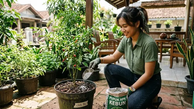 Berikan Pupuk Susulan yang Tepat. (Gambar: AI Generated)