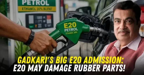 nitin gadkari parliament e20 petrol rubber parts old cars damage featured.jpg