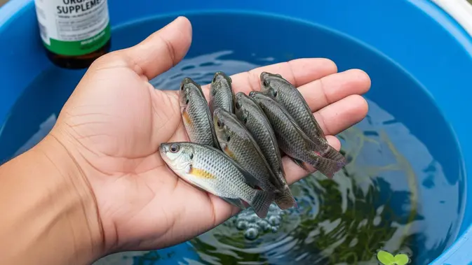 Cara Ternak Ikan Nila di Ember Persiapan Bibit Unggul dan Kolam Ember yang Ideal. (AI generated)