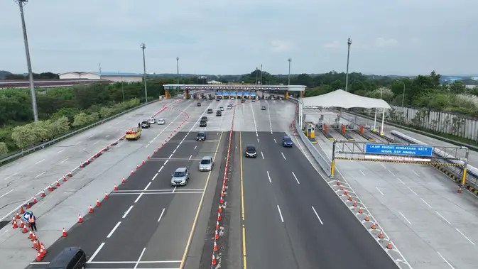 Gerbang Tol (GT) Palimanan Jalan Tol Cipali hingga KM 72 Cikampek. (Dok. Jasa Marga)