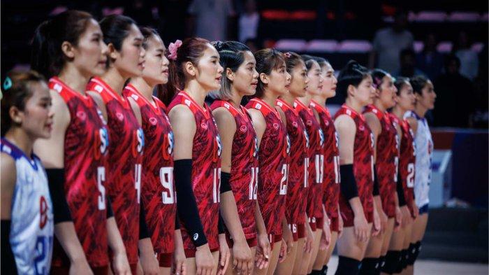 Timnas Voli Putri Thailand berlaga di VNL 2023