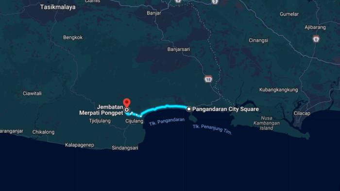 rute ke jembatan merpati pongpet