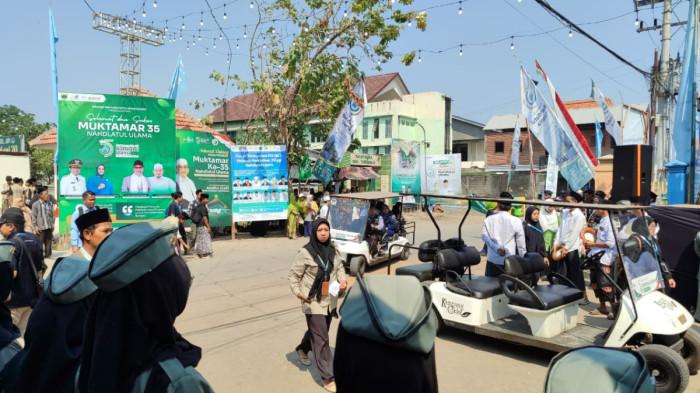 MUKTAMAR KE-35 NU - Suasana terkini lokasi penutupan Muktamar ke-35 NU di Pondok Pesantren Bahrul Ulum, Tambakberas, Jombang, Jawa Timur, Senin (31/8/2026).