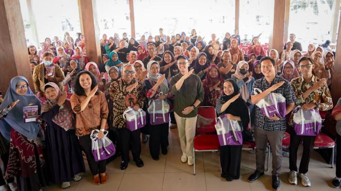 BUKA PELUANG - Amartha menghadirkan 'Buka Peluang' di Yogyakarta. Kegiatan ini mempertemukan perempuan pengusaha UMKM dengan offtaker dan inkubator bisnis serta organisasi pendukung dari swasta dan pemerintah untuk membantu formalisasi bisnis sehingga dapat menjangkau pasar yang lebih luas dan meningkatkan pendapatan
