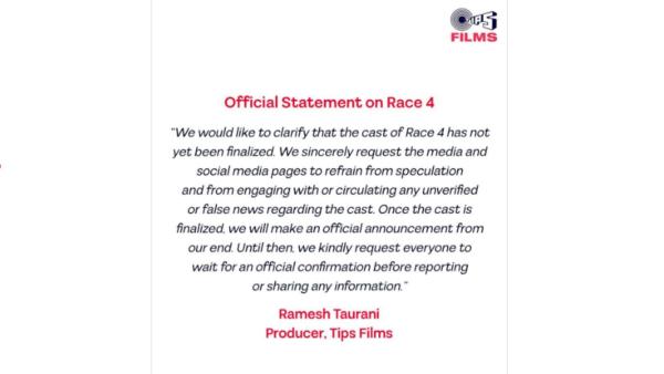 Aamir Khan In Race 4? Producer Ramesh Taurani Addresses Casting Reports