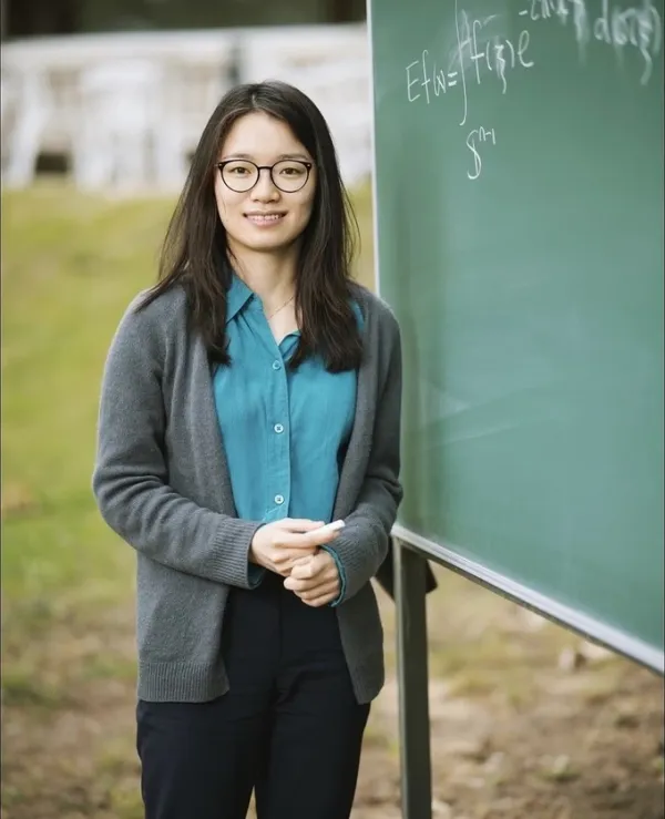 Chinese mathematician Hong Wang. Photo from Xiaohongshu
