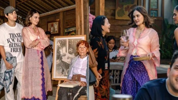 ISU LUNA HAMIL - Perut buncit artis Luna Maya saat merayakan ulang tahun baru-baru ini disorot fans, dicapture Jumat (28/8/2026).
