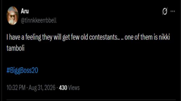 Netizen predicts Nikki and Arbaz will be doing Bigg Boss 20