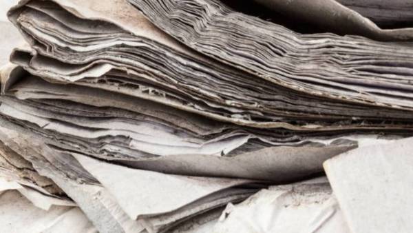 Old newspaper isn't just for wrapping<br>