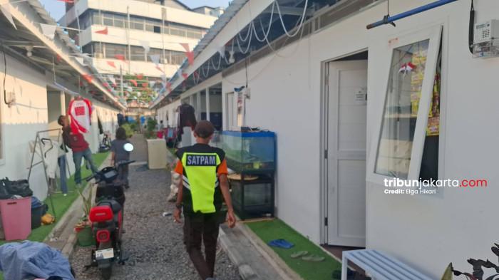 HUNIAN SENEN - Kondisi Hunian Senen yang dibangun Presiden Prabowo Subianto untuk warga bantaran rel Senen, Jakarta Pusat. TRIBUNJAKARTA.COM/ELGA PUTRA