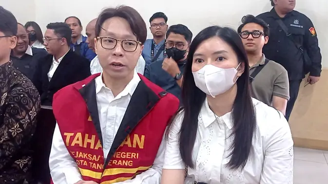Richard Lee di persidangan. (M Altaf Jauhar/ Liputan6.com)