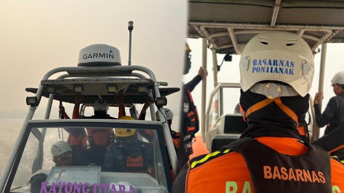 PENCARIAN MURSAL - Tim SAR melakukan pencarian terhadap Mursal yang dilaporkan hilang di perairan Guntung Karawang, Kabupaten Kubu Raya, Selasa 1 September 2026. Operasi pencarian ini resmi dihentikan usai tujuh hari nihil hasil.