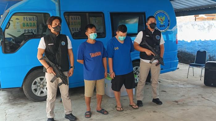 MB (34) dan DD (46) pengedar sabu jaringan internasional