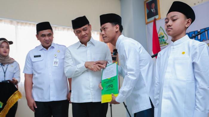 20260902 Ahmad Luthfi dan Taj Yasin bertemu dengan Kafilah Jateng yang akan berlaga di MTQ Nasional