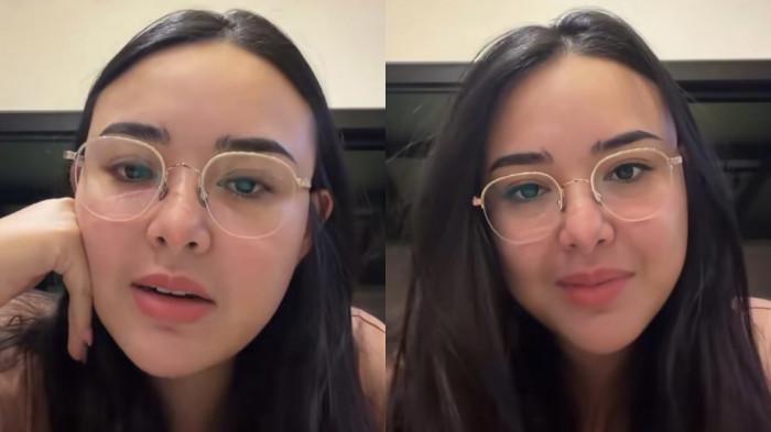 KONDISI MATA BERUBAH - Artis Amanda Manopo kini berkacamata efek mata minus, dicapture Selasa (1/9/2026). Kesehatan mata menurun usai melahirkan Baby Zac.
