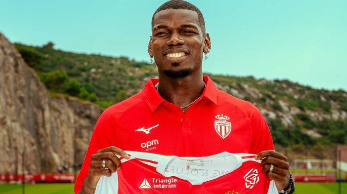 Paul Pogba bergabung dengan AS Monaco pada bursa transfer musim panas 2025 setelah 2 tahun absen dari lapangan hijau karena larangan bermain. (Foto diambil dari Instagram Monaco pada Senin 7 Juli 2025).