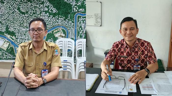 TPA SUMOMPO MANADO - Kolase foto Kepala Bidang Perencana Ahli Muda Bapperida Kota Manado, Brury Bangun, ST, MUrbanEnvPlan dan Sek DLH Manado.