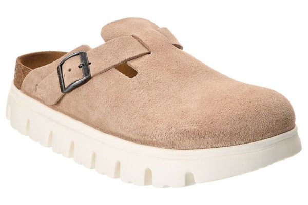 Papillio by Birkenstock Boston Chunky Narrow Suede Clog Credit: Gilt