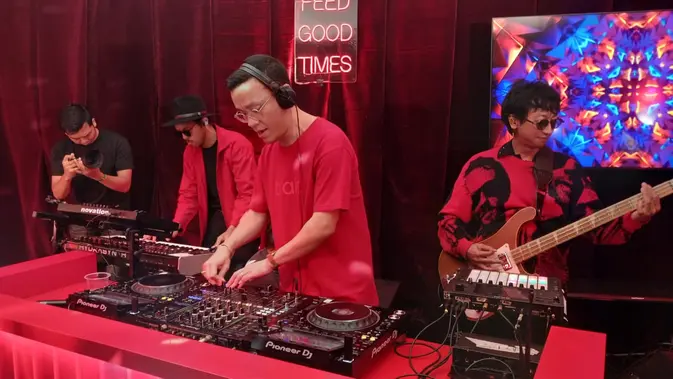 Apa jadinya ketika makanan dan musik disatukan dalam satu ruang. Bukan hanya sekedar makan di meja, tetapi bisa dinimati dengan cara menikmati alunan musik, Jakarta, Rabu, (3/9/2026). (Liputan6.com/Nurri Indah)