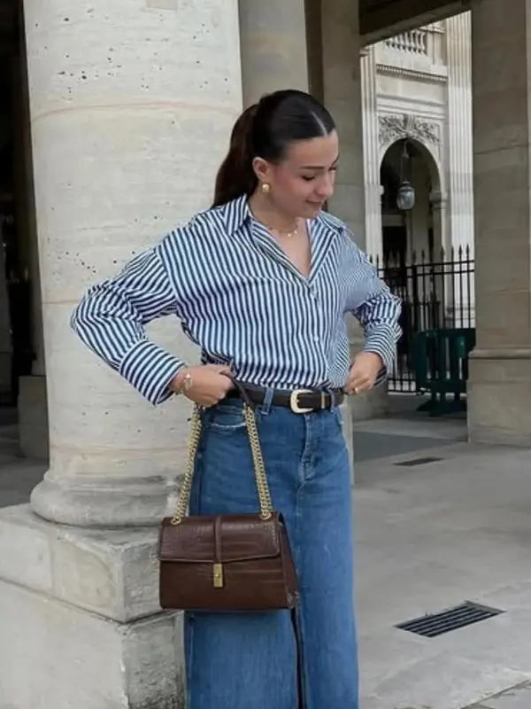 Denim maxi skirt (instagram.com/elsarl)