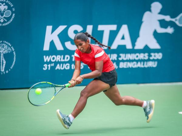 Aahida Singh reached the semifinals of the J30 event in Bengaluru on Thursday.