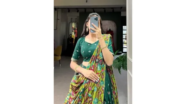 Womens Pure Dolla Tusser Silk Chaniya Choli Set