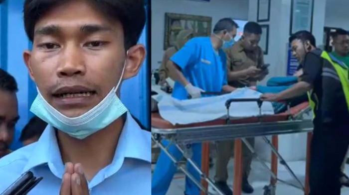 MINTA MAAF - Kepala SPPG Kalitengah Rafli Ridho meminta maaf secara terbuka ke publik atas insiden keracunan satusan santri dan pelajar Sidoarjo yang diduga akibat menu MBG-nya.