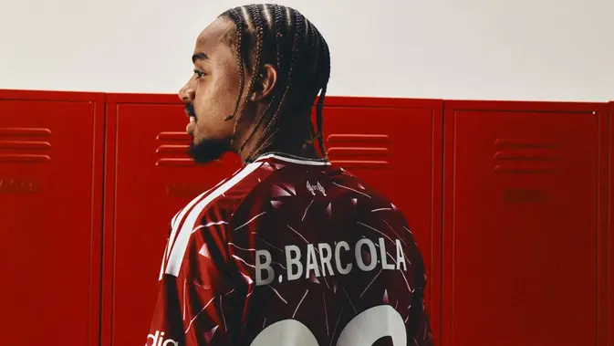 Bradley Barcola mengenakan nomor punggung 29 di Liverpool (Dok. Liverpool FC)