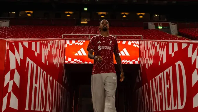 Bradley Barcola mengunjungi Anfield sebagai pemain baru Liverpool (Dok. Liverpool FC)