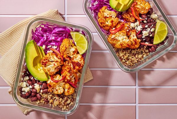 Photo of Chipotle-Lime Cauliflower Bowls Credit: Ali Redmond