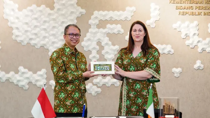 Strategic Dialogue on Strengthening Bilateral Trade and Investment Cooperation between Indonesia and Ireland. (Dok Kemenko Perekonomian)