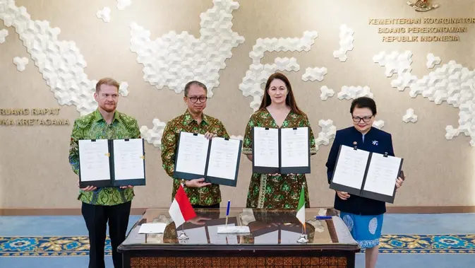Strategic Dialogue on Strengthening Bilateral Trade and Investment Cooperation between Indonesia and Ireland. (Dok Kemenko Perekonomian)
