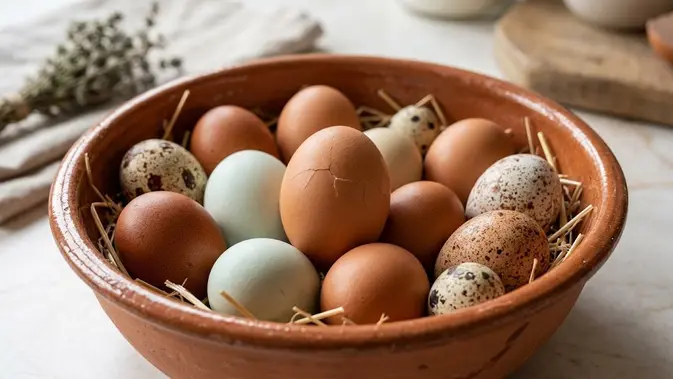 Telur retak (AI Generated)
