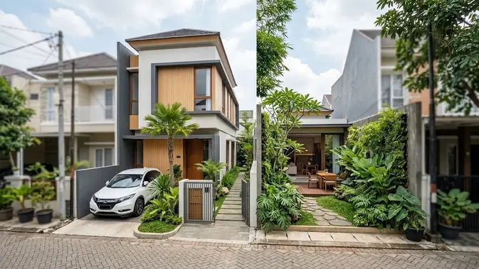 Desain Rumah Inovatif untuk Kavling Kecil dan Memanjang/AI Generated Desain Rumah Inovatif untuk Kavling Kecil dan Memanjang/AI Generated