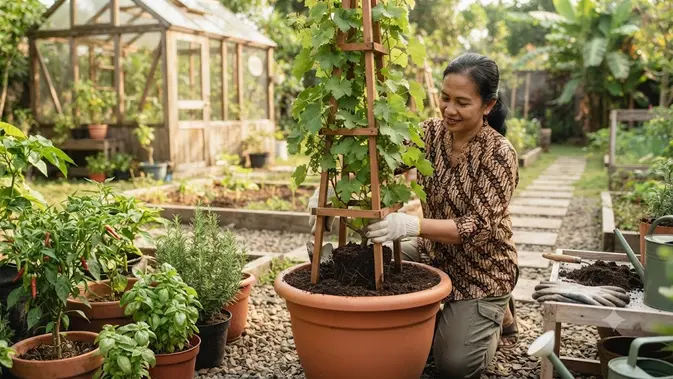 Cara Menanam Anggur dari Bibit hingga Panen untuk Pemula (AI generated)