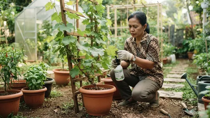 Cara Menanam Anggur dari Bibit hingga Panen untuk Pemula (AI generated)