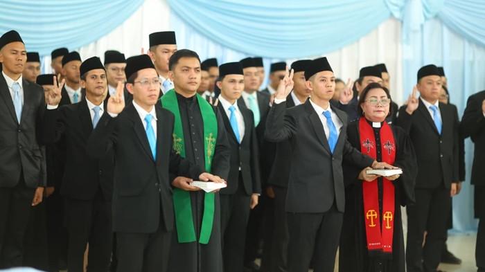 Para ASN yang ikut pengambilan sumpah/janji jabatan fungsionall. Dilantik Gubernur YSK