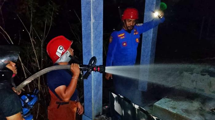 Kebakaran terjadi di Kotamobagu - Kelurahan Kotobangon Senin, 7 September 2026.