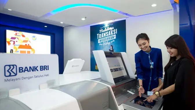 Ilustrasi pelayanan Bank Rakyat Indonesia.