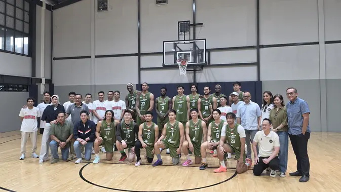 Timnas basket Indonesia bersiap ke Asian Games 2026 (Liputan6.com/Thomas)