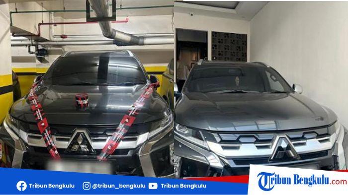 DISITA KPK - KPK menyita satu unit mobil berjenis Mitsubishi Pajero Sport Dakar dari anggota DPRD Kota Bengkulu, Vinna Ledy Anggraeni.