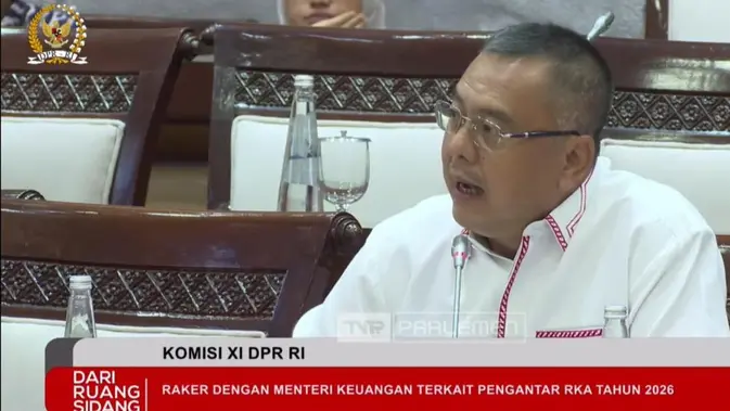 Anggota Komisi XI DPR, Harris Turino. Anggota Komisi XI DPR, Harris Turino. (Foto: Tangkapan Layar Youtube DPR RI).