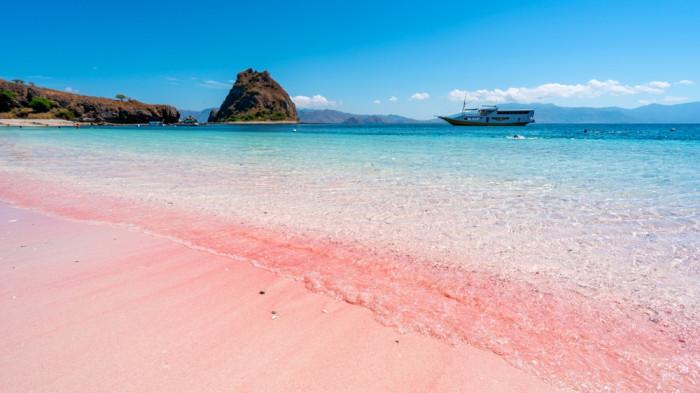 Pink Beach di Taman Nasional Komodo