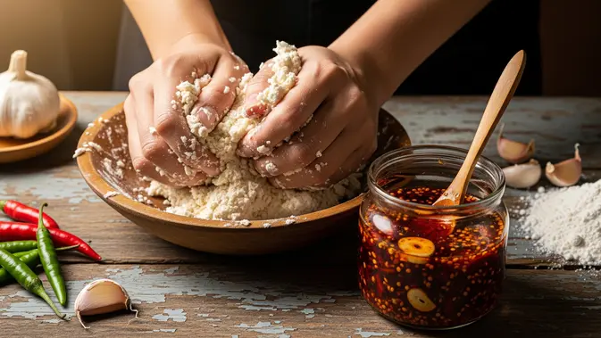 Cara Membuat Cimol Kenyal dan Tidak Meledak saat Digoreng (AI Generated)