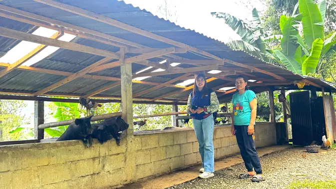 Elce Putri Bontong, seorang Mantri BRI yang bertugas di Unit Bolu, Rantepao, Toraja Utara, Sulawesi Selatan. (Sumber: BRI)