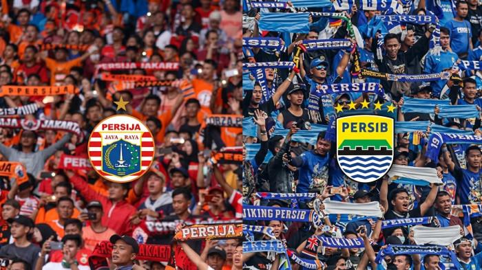 PERSIJA VS PERSIB - Persaingan panas dua klub besar di Indonesia, Persija Jakarta dan Persib Bandung.