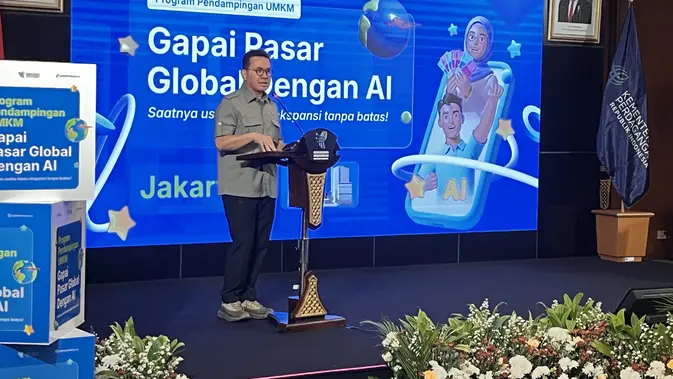 Menteri Perdagangan Budi Santoso. Kolaborasi Meta dan Kemendag dorong UMKM go global lewat teknologi AI, terbukti tingkatkan penjualan hingga pasar mancanegara. (Liputan6.comChristian)