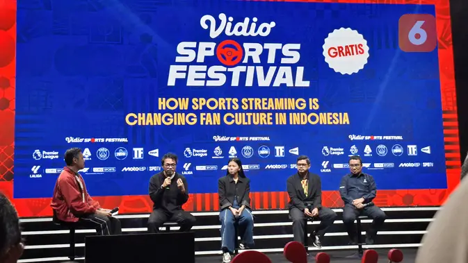 Konferensi Pers Vidio Sports Festival di SCTV Tower, Jakarta, Rabu (9/9/2026). (Bola.com/Hery Kurniawan)