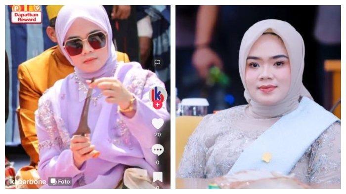 KETUA DPRD BONE -- Ketua DPRD Bone, Andi Tenri Walinonong menjadi viral di media sosial TikTok, Kamis (10/5/2025). Ia bersama dengan bupati dan wakil bupati Bone nampak mencuci keris.
